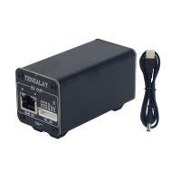 Black HDMI-compatible to RJ45 IIS Audio Signal Converter I2S Differential Signal to TTL Level for HiFi DAC