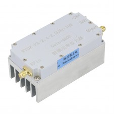 WYDZ-PA-2.4-2.5GHz-10W RF Power Amplifier RF Power Amp Designed with Heat Sink 40dB Gain 10W Output