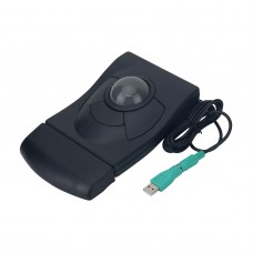 Ione Libra-90PU Trackball Mouse Optical Trackball Mouse w/ USB PS2 Connectors for Industrial Use