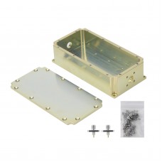 119x59x32mm/4.7x2.3x1.3" Aluminum RF Shield Box + Two SMA Female Connectors for Low Noise Amplifiers