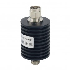 N Type 50W 30DB 4G RF Attenuator Coaxial Attenuator RF Fixed Attenuator Designed with N-JK Connector