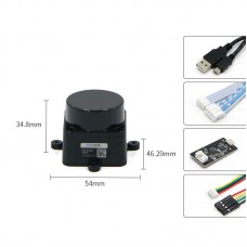 WHEELTEC STL-19P LiDAR Intelligent Robot Laser Radar with Serial Port Adapter Board ROS1/2 TOF Ranging Built-in Brushless Motor