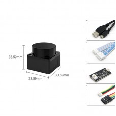 WHEELTEC LD06 LiDAR Intelligent Robot Laser Radar with Serial Port Adapter Board ROS1/2 TOF Ranging Built-in Brushless Motor