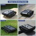 Hiwonder Tracked Chassis Tank Chassis Shock Absorption Robot Chassis Standard Version (Single Layer)