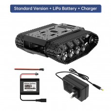 Hiwonder Tracked Chassis Tank Chassis Robot Chassis Standard Version + LiPo Battery + Charger