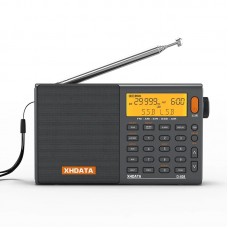 XHDATA D-808 AM/FM/SW-SSB/MW AIR RDS Full Band Radio Receiver w/ Type-C Interface + 2000mAh Battery