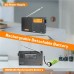 XHDATA D-808 AM/FM/SW-SSB/MW AIR RDS Full Band Radio Receiver w/ Type-C Interface + 2000mAh Battery
