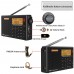 SIHUADON R-108 Black Full Band Radio FM/MW/SW/LW/AIR DSP Receiver w/ Charging interface for Android