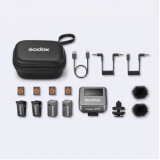 Godox Magic XT1 2.4GHz Wireless Microphone System 24Bit 200M Long Range Transmission Support Smart ENC Professional Recording