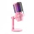 Pink GAM-ME6P Professional Live Broadcast Microphone with RGB Light Effects for Gaming USB Computer Recording