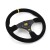 Simplayer 14" Universal Steering Wheel Racing Wheel Matte Suede + Yellow Stripe for OMP Modification