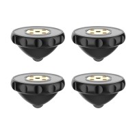 4pcs Adhesive Speaker Spikes Speaker Isolation Spikes Compatible with Target Base Isolation Feet