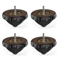 4pcs Black Point M3 Speaker Spikes Speaker Isolation Spikes Compatible with Target Base Isolation Feet