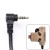 WZ113-YA Sand-Colored Tactical Headset Adapter U94 PTT Adapter Cable for YAESU Walkie Talkies