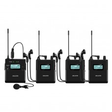 ANLEON MTG-400 570-590MHz Wireless Microphone System for Tourist Guide Simultaneous Interpreting (1* TX + 3*RX)