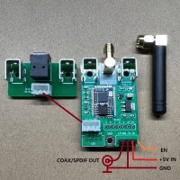 Bluetooth 5.1 Module LDAC Decoding 96K Output DC5V Power Supply Support for Coaxial/SPDIF/Optical Output