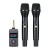 Bluetooth Microphone DSP Anti-Howling Wireless Microphone (M50 + Two 096 Mics with Aluminum Tube)