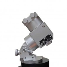 JUWEI-17 Silvery Harmonic Equatorial Mount with Narrow Dovetail Groove for Astronomical Telescope Compatible with Theodolite Mode