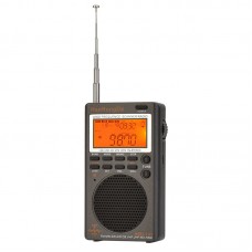 HRD-747 Portable Radio Full Band Radio with Digital Display Supports FM MW SW AIR CB VHF UHF WX HAM 