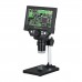 G5 10MP 1-1000X HD Industrial Microscope Digital Microscope with Aluminum Alloy Stand & 5.5" LCD