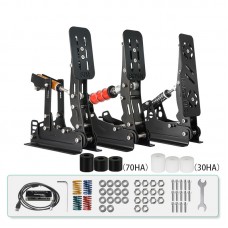 SIMSONN 3-Pedal Set HE Pedals SIM Racing Pedals Load Cell Pedals without Pedal Plate & Hydraulic Rod