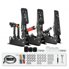 SIMSONN 3-Pedal Set SIM Racing Pedals Load Cell Pedals (with 1 Hydraulic Rod) without Pedal Plate