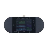 ATORCH UD24 USB Voltmeter Voltage Current Meter DC Digital Tester 2.4" Color Screen (Full Set)