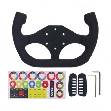 Ox Horn Racing Steering Wheel SIM Racing Wheel Video Game Accessory for DIY Projects