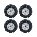Unassembled Robot Car Kit Mecanum Wheel DC Deceleration Brushed Motor Compatible with Arduino for Raspberry Pi STM32