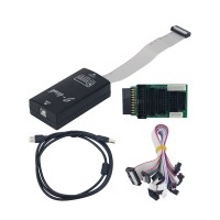 For Jlink V12 JTAG SWD Programmer MCU Debugger STM32 Emulator + Adapter Board + 7 Kinds of FFC Cables