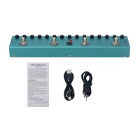 TANK-G Portable Multifunctional Electric Guitar Effects Pedal Delay/Reverb with 36 Editable Presets for M-WAVE