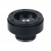 Black Racing Car Simulator Steering Wheel Quick Release Hub Adapter Compatible with MOZA/SIMAGIC Direct Drive Base