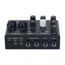 Black SIM BOX Electric Guitar Amp Simulator Box Cabinet Simulator DI Box Stomp Box Effect Pedal