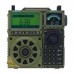 HRD-C919 Camel Gray Sergeant Style All Band Radio MW SW Full Frequency Receiver Bluetooth/Music Play