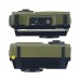 HRD-C919 Camel Gray Sergeant Style All Band Radio MW SW Full Frequency Receiver Bluetooth/Music Play