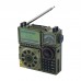 HRD-C919 Camel Gray Sergeant Style All Band Radio MW SW Full Frequency Receiver Bluetooth/Music Play