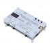 White Analog TV Signal Transmitter Home Analog TV Transmitter with OLED Display Supports Global TVs