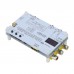 White Analog TV Signal Transmitter Home Analog TV Transmitter with OLED Display Supports Global TVs