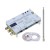 White Analog TV Signal Transmitter Home Analog TV Transmitter with OLED Display Supports Global TVs