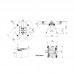 Tarot M690A 690mm Wheelbase Quadcopter Frame Kit Aluminum Drone Frame Kit with Power System Battery