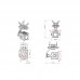 Tarot T10X-Plus 4K 8.29MP 3-Axis Gimbal Camera Drone Gimbal with 10X Optical Zoom & Network Output