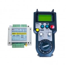 ATWGP 6-Axis CNC MPG Wireless Handwheel with Receiver 433MHz Manual Pulse Generator Support Emergency Stop