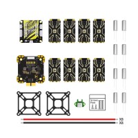 iFlight BLITZ E80 80A 2-8S ESC Kit-2 STM32G071 MCU Support BLHELI_32 ESC Telemetry for FPV Racing Drones (for X8 Model)