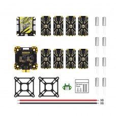 iFlight BLITZ E80 80A 2-8S ESC Kit-2 STM32G071 MCU Support BLHELI_32 ESC Telemetry for FPV Racing Drones (for X8 Model)