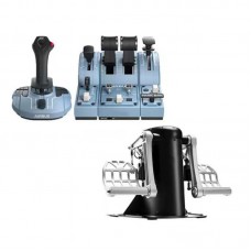 TCA Captain Pack X Flight Simulator Airbus Edition with Professional Rudder Pedal for Thrustmaster Simulation Games