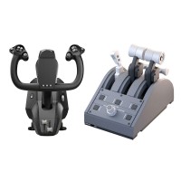 TCA Yoke Boeing Edition Flight Simulator Joystick + Throttle Quadrant for Thrustmaster Simulation Games