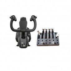 TCA Yoke Boeing Edition Flight Simulator 1xJoystick + 2xThrottle Quadrant for Thrustmaster Simulation Games