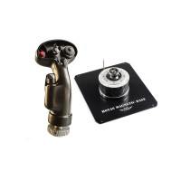 F18 Flight Simulator Detachable Joystick Grip Flight Controller with Base for Thrustmaster Simulation Games