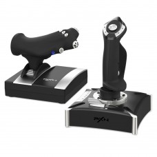 PXN-2119PRO Flight Simulator Joystick Lightweight Controller Unit Compatible with PC/PS4/XBOX One Simulation Games