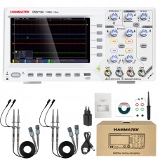 HANMATEK DOS1104 Standard Set Digital Oscillator 110MHz 4-Channel 1GS/s Oscilloscope with 7-inch TFT Screen